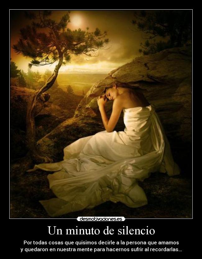 Un minuto de silencio -