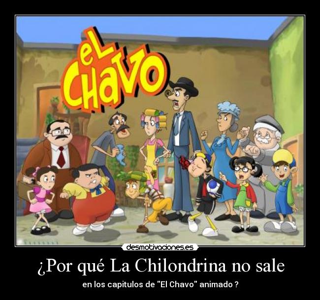 ¿Por qué La Chilondrina no sale - en los capitulos de El Chavo animado ?