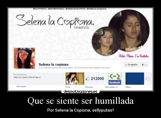 Que se siente ser humillada -