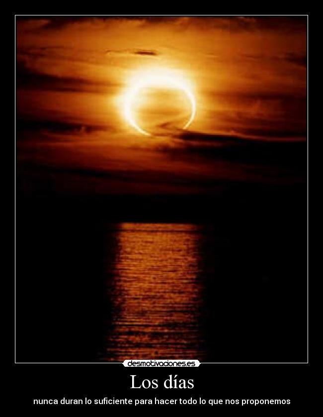 Los días -