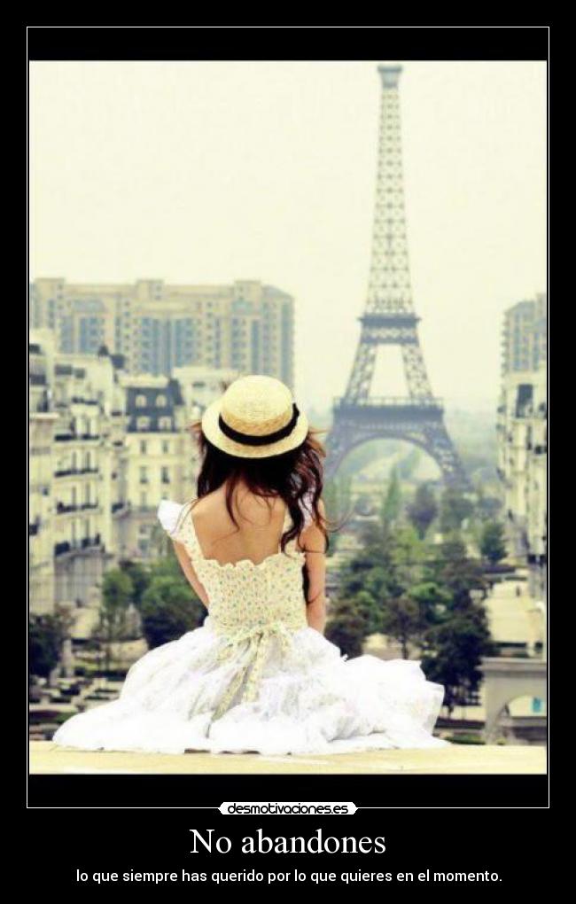 No abandones - 