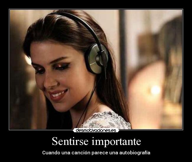 Sentirse importante -