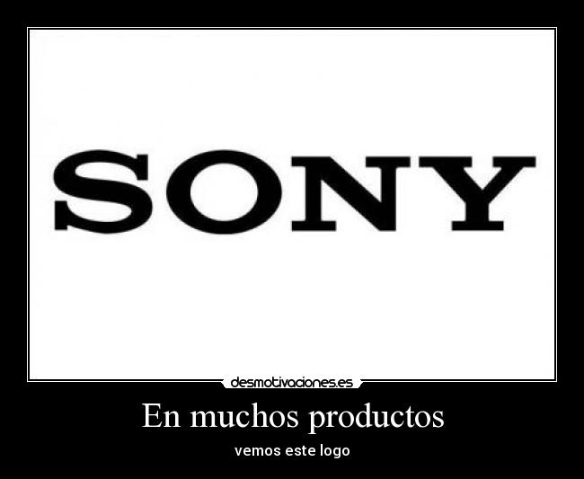 En muchos productos - vemos este logo