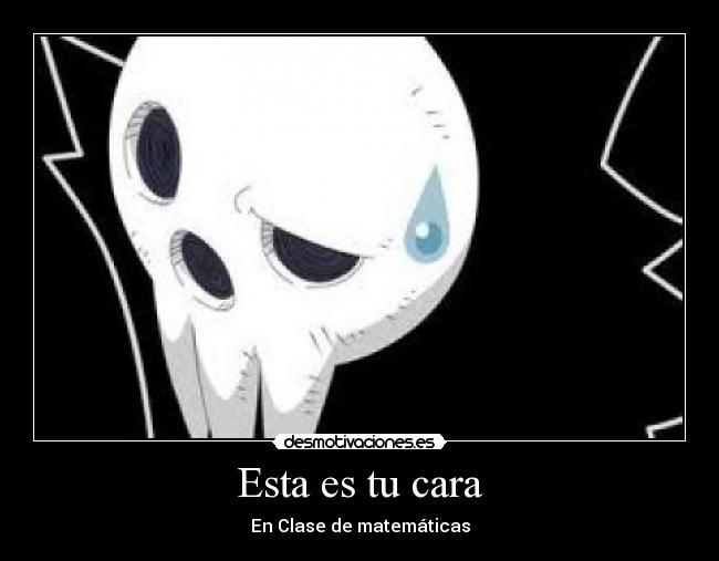Esta es tu cara - En Clase de matemáticas