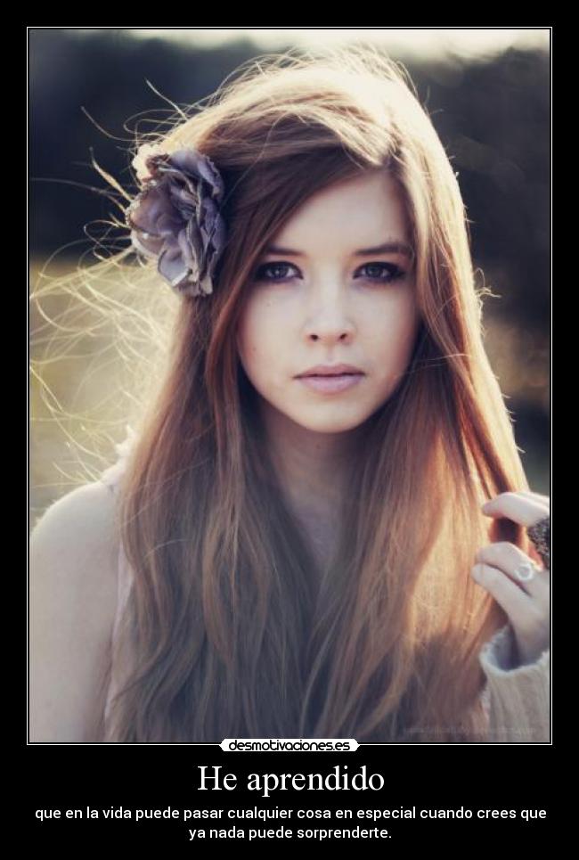 He aprendido - 