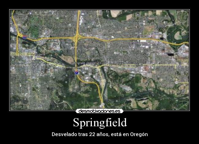 Springfield - Desvelado tras 22 años, está en Oregón