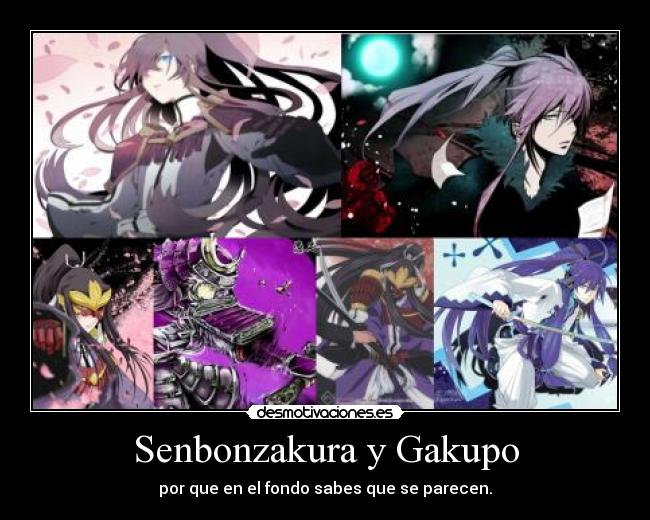 Senbonzakura y Gakupo - por que en el fondo sabes que se parecen.