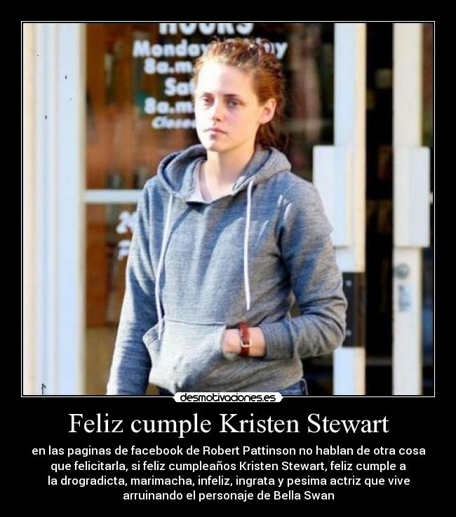 Feliz cumple Kristen Stewart -