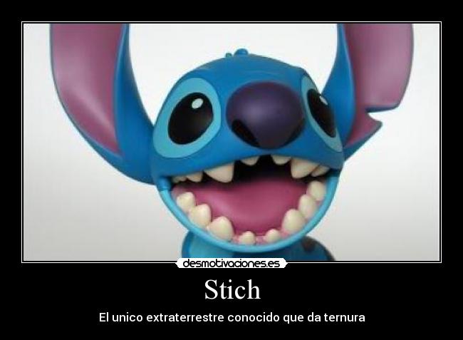 Stich - El unico extraterrestre conocido que da ternura