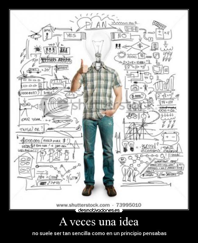 A veces una idea -