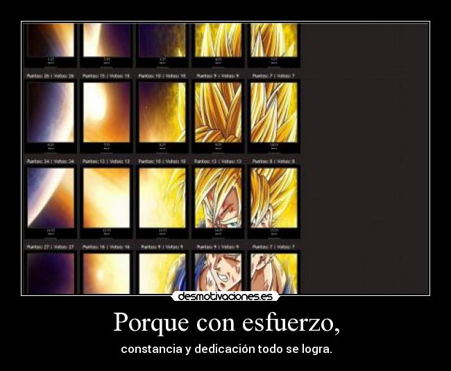 carteles goku eres puto amo desmotivaciones