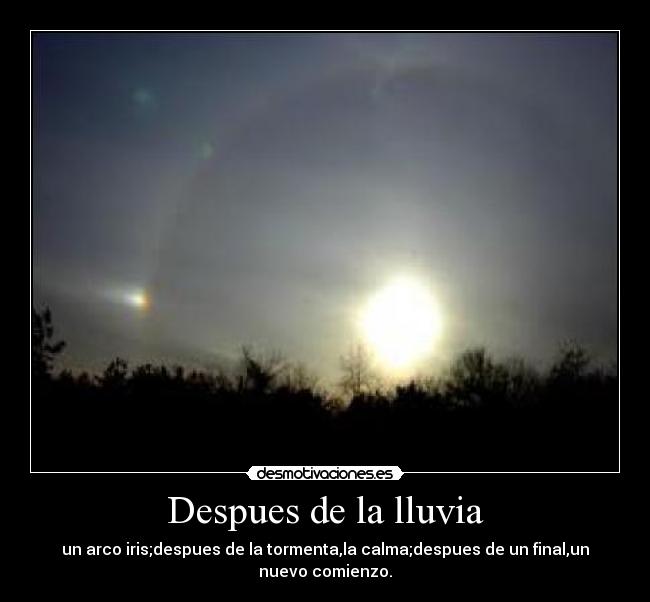 Despues de la lluvia -