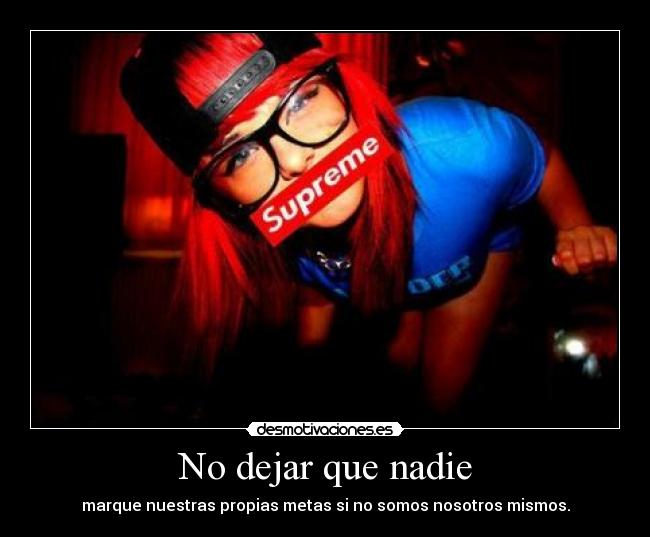 No dejar que nadie -