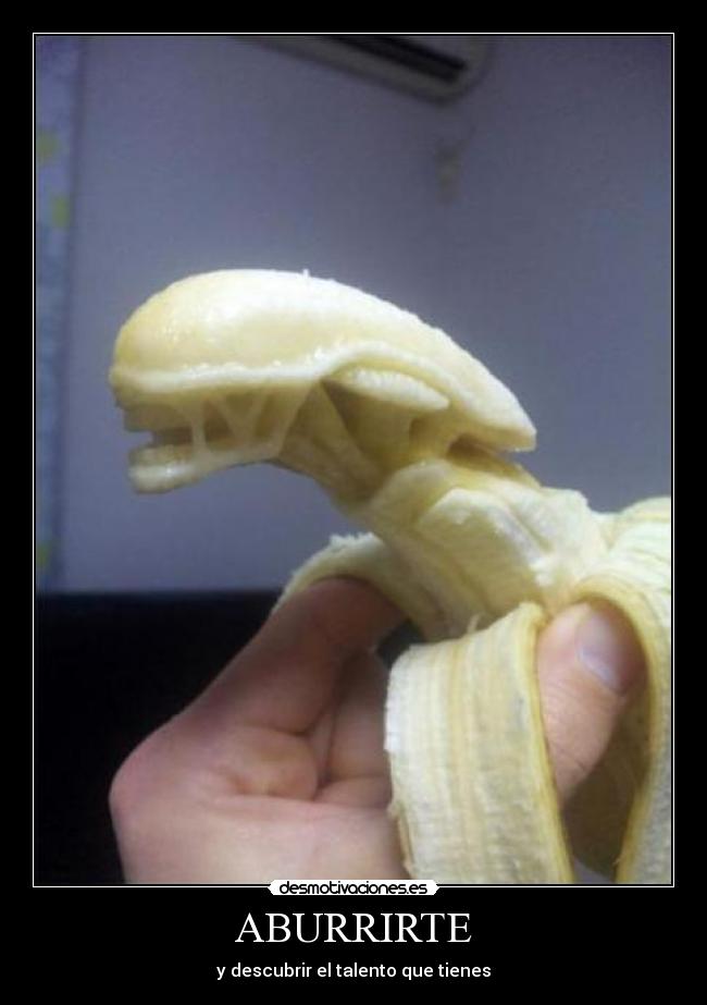 ABURRIRTE - y descubrir el talento que tienes