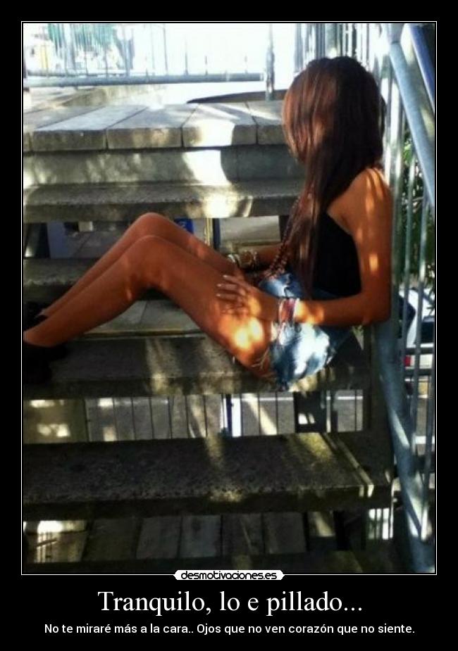 Tranquilo, lo e pillado... -