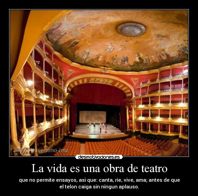 La vida es una obra de teatro -