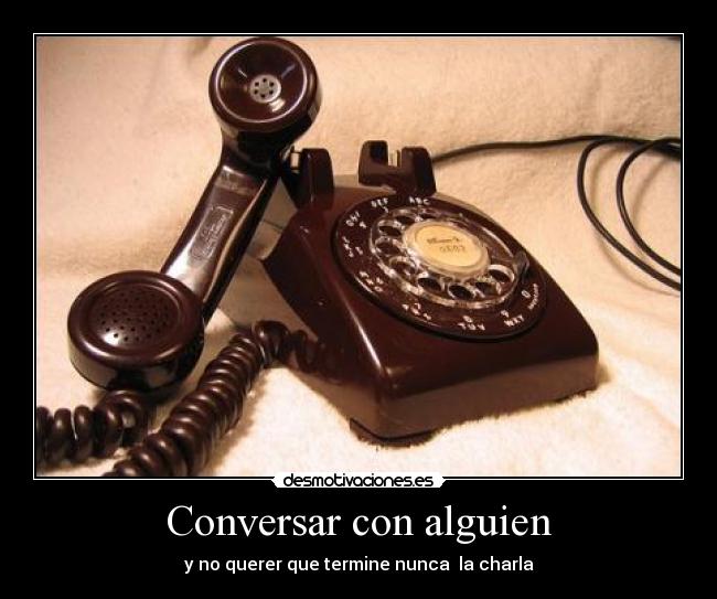 Conversar con alguien - 