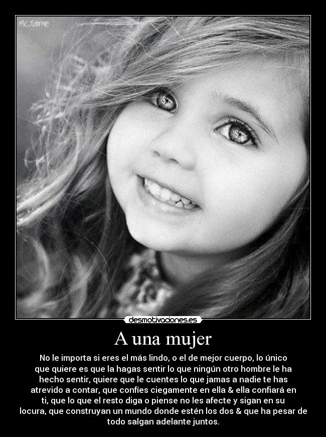 A una mujer - 