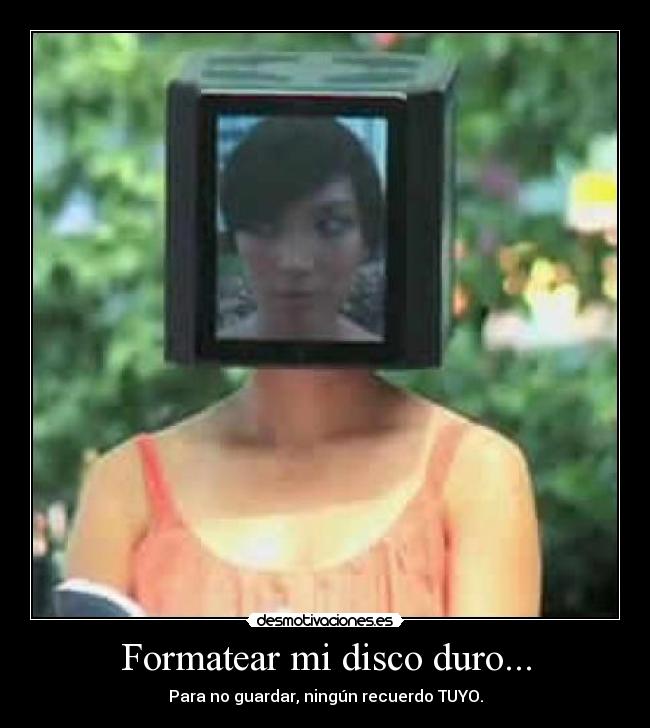 Formatear mi disco duro... -
