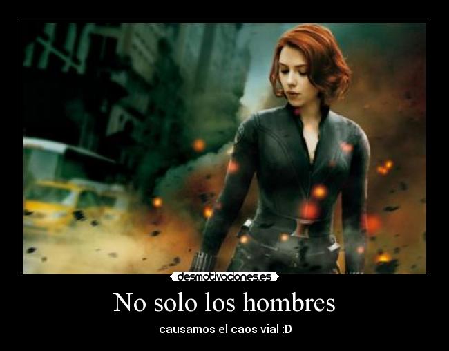 No solo los hombres - causamos el caos vial :D