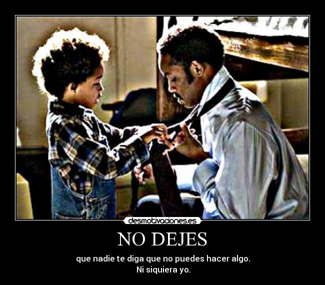 NO DEJES -