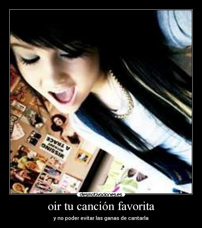 oir tu canción favorita - 