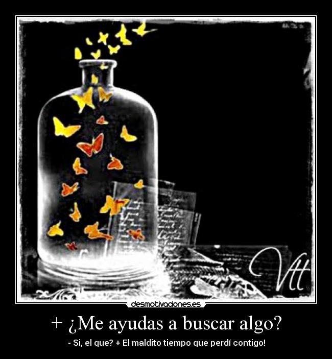 + ¿Me ayudas a buscar algo? - 