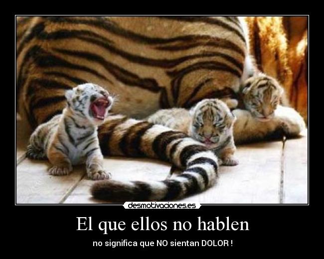 El que ellos no hablen -