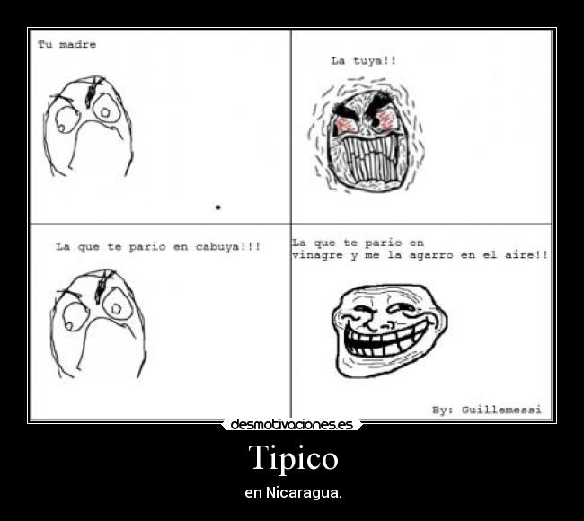 Tipico - en Nicaragua.