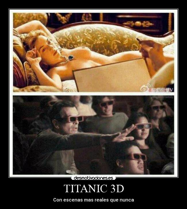 TITANIC 3D - Con escenas mas reales que nunca