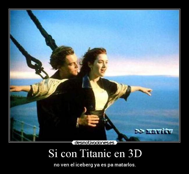 Si con Titanic en 3D -