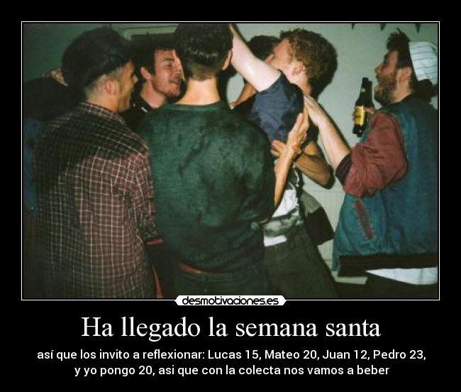 Ha llegado la semana santa -