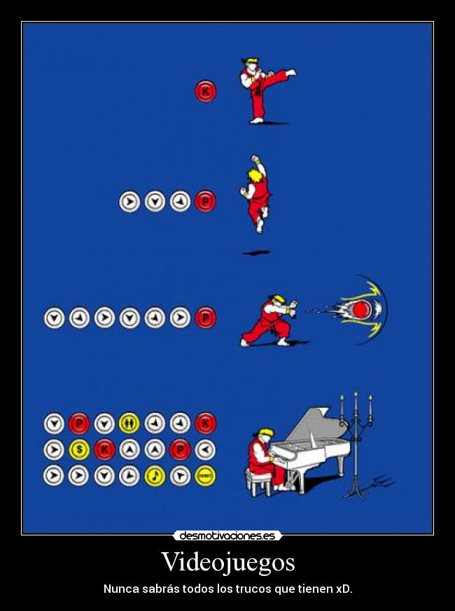 Videojuegos - Nunca sabrás todos los trucos que tienen xD.