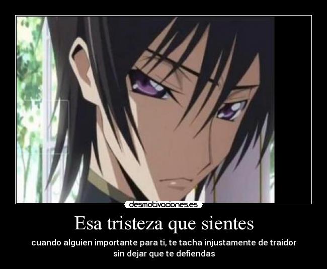 Esa tristeza que sientes - 