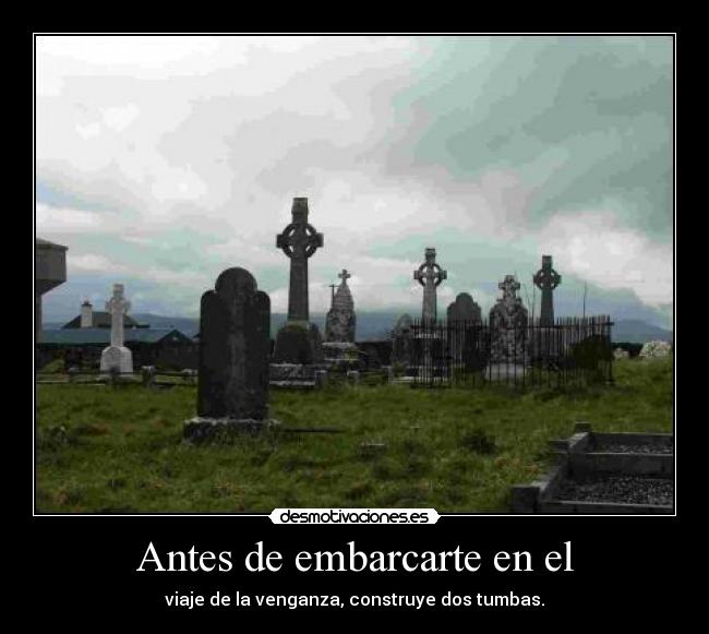 carteles venganza desmotivaciones