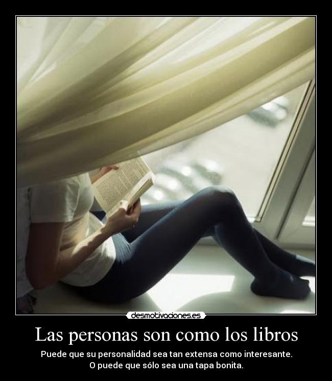 Las personas son como los libros - 