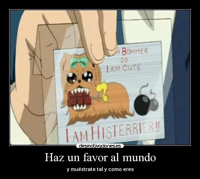 Haz un favor al mundo - 