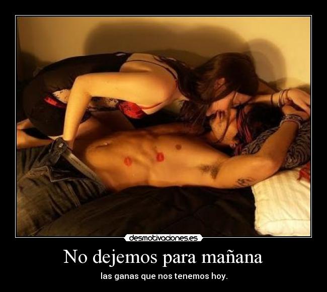 No dejemos para mañana -