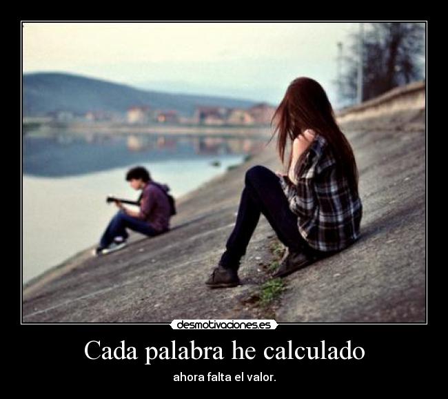 Cada palabra he calculado - ahora falta el valor.