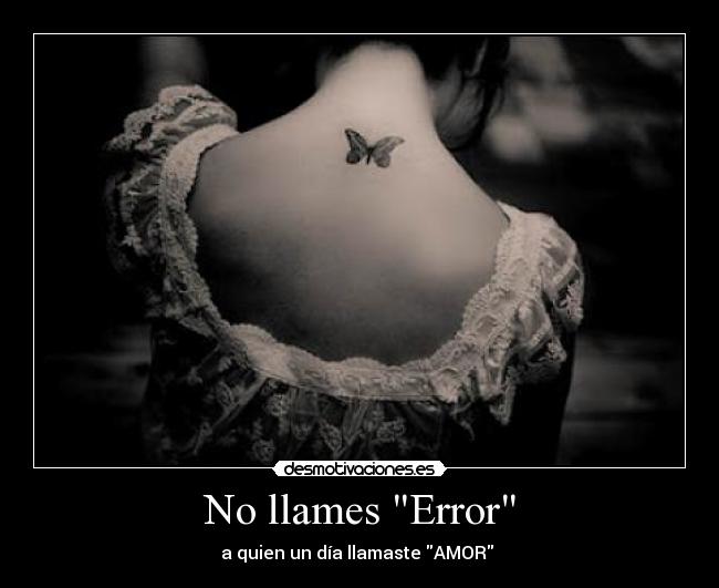 No llames Error -