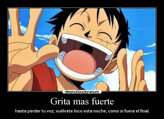 carteles one piece luffy block tell them desmotivaciones