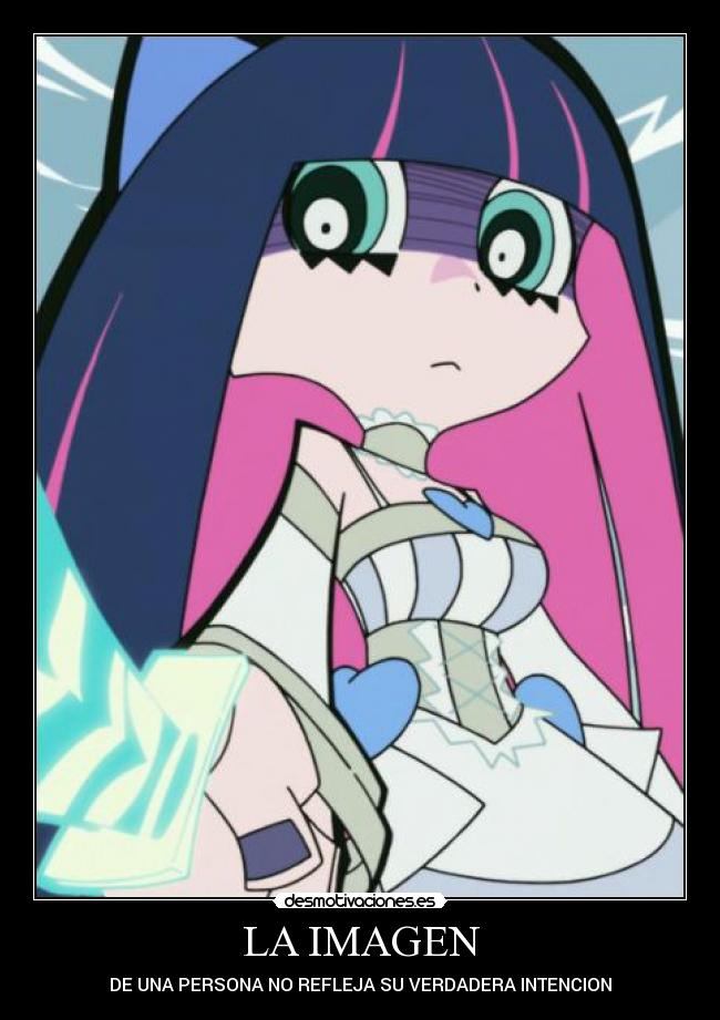 LA IMAGEN - DE UNA PERSONA NO REFLEJA SU VERDADERA INTENCION
