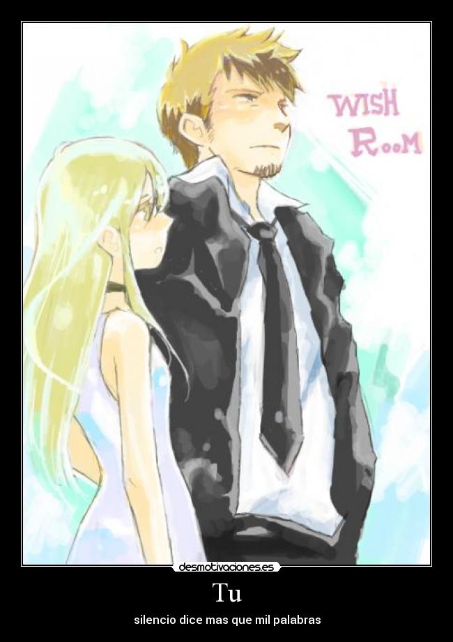 Tu - silencio dice mas que mil palabras