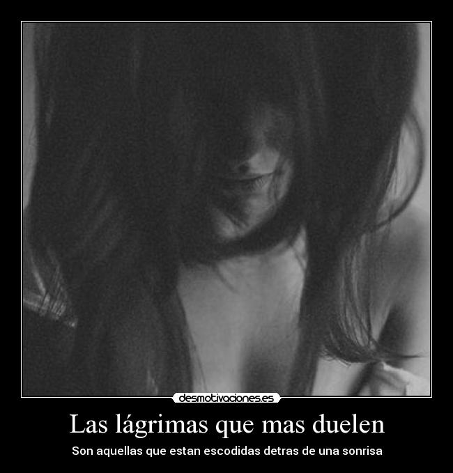 Las lágrimas que mas duelen -