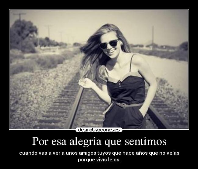 Por esa alegría que sentimos - 