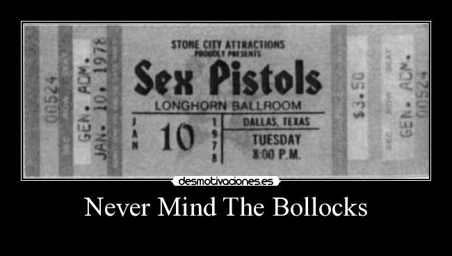 Never Mind The Bollocks -