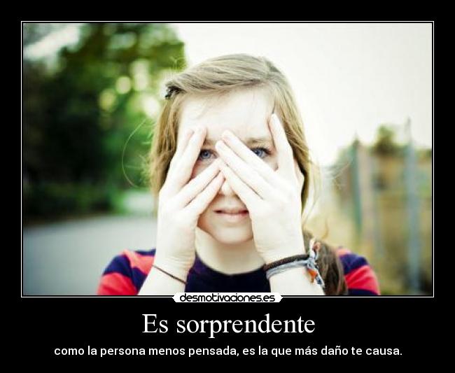 Es sorprendente -