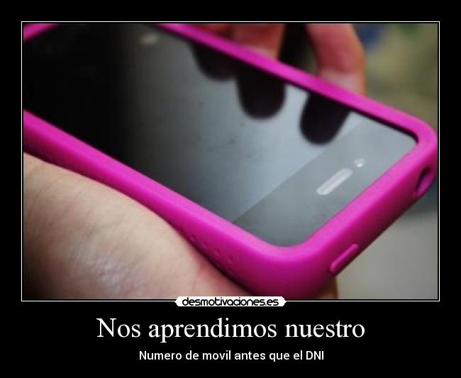 Nos aprendimos nuestro - 