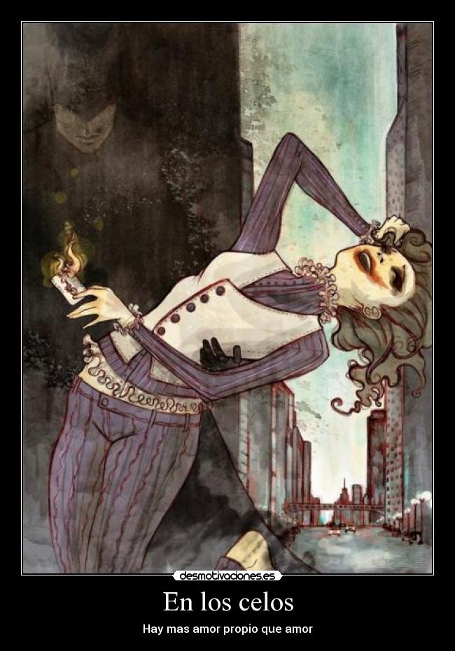 carteles celos anime true desmotivaciones