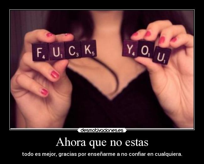 Ahora que no estas - 